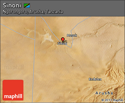 Satellite 3D Map of Sinoni
