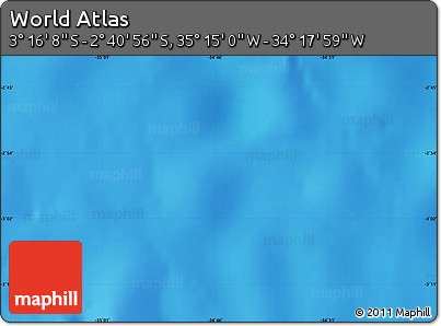 Physical Map of the Area around 2° 58' 32" S, 34° 46' 29" W