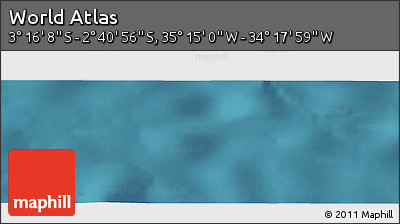 Satellite Panoramic Map of the Area around 2° 58' 32" S, 34° 46' 29" W