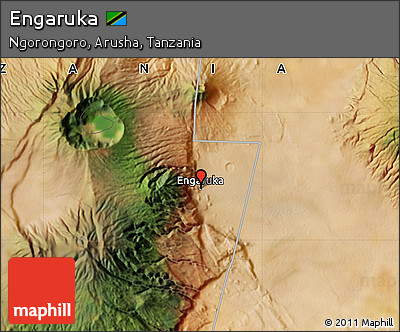 Satellite Map of Engaruka