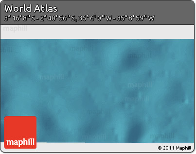 Satellite 3D Map of the Area around 2° 58' 32" S, 35° 37' 30" W