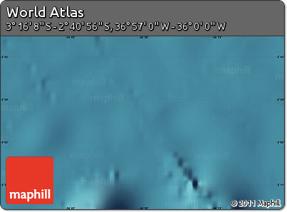 Satellite Map of the Area around 2° 58' 32" S, 36° 28' 30" W