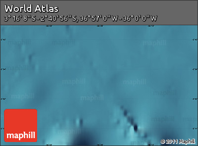 Satellite Map of the Area around 2° 58' 32" S, 36° 28' 30" W