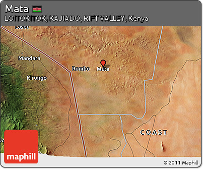 Satellite 3D Map of Mata