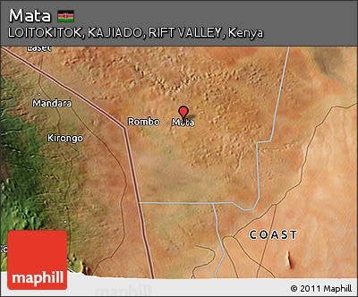 Satellite 3D Map of Mata