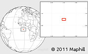 Blank Location Map of the area around 2° 58' 32" S, 3° 19' 30" W