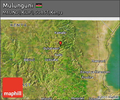 Satellite 3D Map of Mulunguni