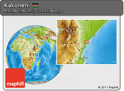 Physical Location Map of Kakoneni
