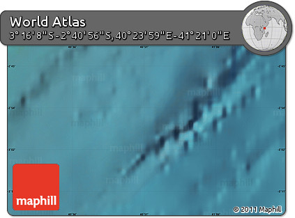 Satellite Map of the Area around 2° 58' 32" S, 40° 52' 30" E