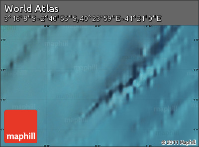 Satellite Map of the Area around 2° 58' 32" S, 40° 52' 30" E