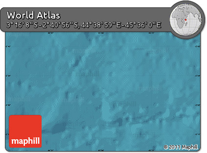 Satellite Map of the Area around 2° 58' 32" S, 45° 7' 30" E