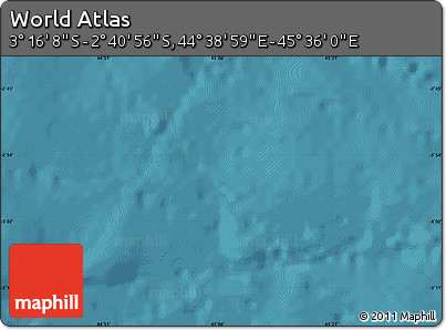 Satellite Map of the Area around 2° 58' 32" S, 45° 7' 30" E