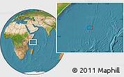 Satellite Location Map of the area around 2° 58' 32" S, 48° 31' 29" E