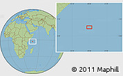 Savanna Style Location Map of the area around 2° 58' 32" S, 48° 31' 29" E