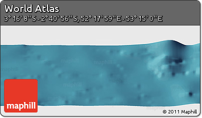 Satellite Panoramic Map of the Area around 2° 58' 32" S, 52° 46' 29" E