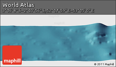 Satellite Panoramic Map of the Area around 2° 58' 32" S, 52° 46' 29" E