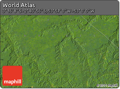 Satellite Map of the Area around 2° 58' 32" S, 53° 28' 30" W