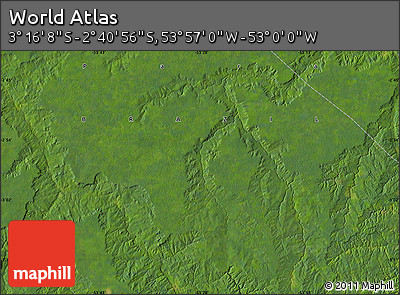 Satellite Map of the Area around 2° 58' 32" S, 53° 28' 30" W