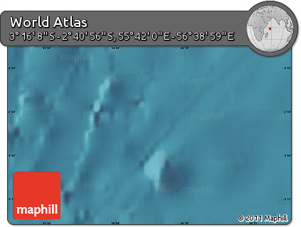 Satellite Map of the Area around 2° 58' 32" S, 56° 10' 29" E