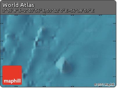 Satellite Map of the Area around 2° 58' 32" S, 56° 10' 29" E