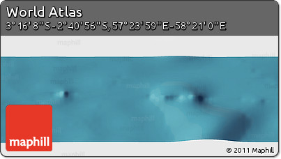 Satellite Panoramic Map of the Area around 2° 58' 32" S, 57° 52' 30" E