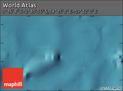 Satellite Map of the Area around 2° 58' 32" S, 58° 43' 30" E