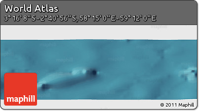 Satellite Panoramic Map of the Area around 2° 58' 32" S, 58° 43' 30" E