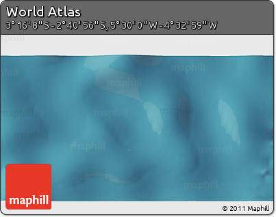 Satellite 3D Map of the Area around 2° 58' 32" S, 5° 1' 30" W