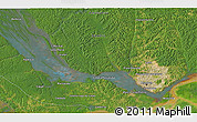 Satellite 3D Map of the area around 2° 58' 32" S, 60° 16' 29" W