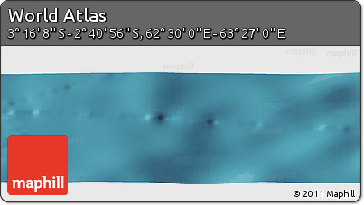 Satellite Panoramic Map of the Area around 2° 58' 32" S, 62° 58' 30" E