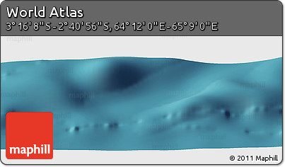 Satellite Panoramic Map of the Area around 2° 58' 32" S, 64° 40' 30" E