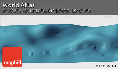 Satellite Panoramic Map of the Area around 2° 58' 32" S, 64° 40' 30" E
