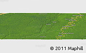 Satellite Panoramic Map of the area around 2° 58' 32" S, 66° 13' 29" W