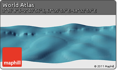 Satellite Panoramic Map of the Area around 2° 58' 32" S, 68° 4' 29" E