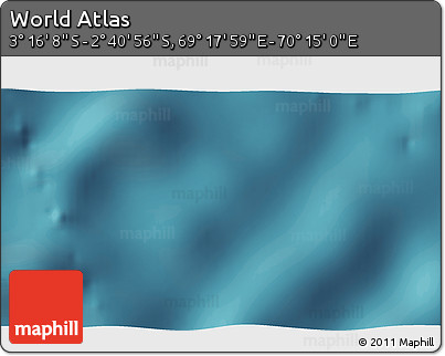 Satellite 3D Map of the Area around 2° 58' 32" S, 69° 46' 30" E