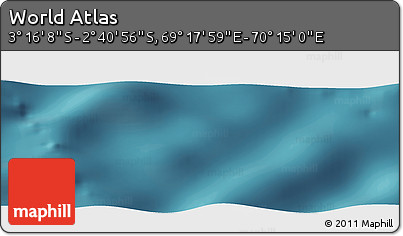 Satellite Panoramic Map of the Area around 2° 58' 32" S, 69° 46' 30" E