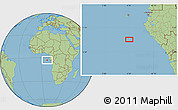 Savanna Style Location Map of the area around 2° 58' 32" S, 6° 52' 30" E