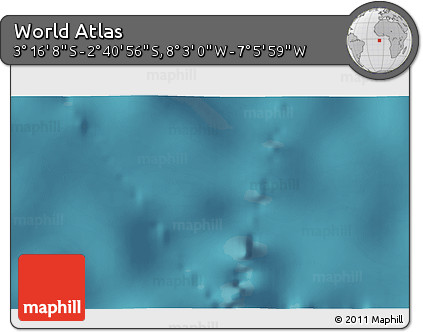 Satellite 3D Map of the Area around 2° 58' 32" S, 7° 34' 30" W