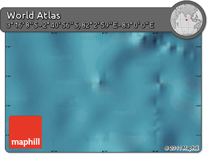 Satellite Map of the Area around 2° 58' 32" S, 82° 31' 30" E