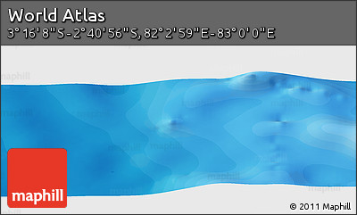 Political Panoramic Map of the Area around 2° 58' 32" S, 82° 31' 30" E