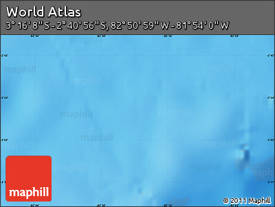 Physical Map of the Area around 2° 58' 32" S, 82° 22' 30" W