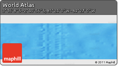 Physical Panoramic Map of the Area around 2° 58' 32" S, 84° 55' 30" W