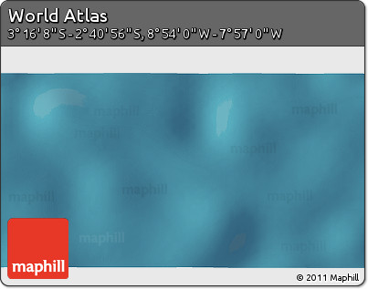 Satellite 3D Map of the Area around 2° 58' 32" S, 8° 25' 30" W