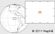 Blank Location Map of the area around 2° 58' 32" S, 92° 34' 29" W