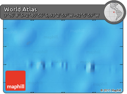 Physical Map of the Area around 2° 58' 32" S, 92° 34' 29" W