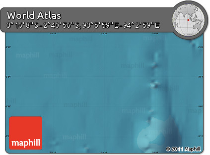Satellite Map of the Area around 2° 58' 32" S, 93° 34' 29" E