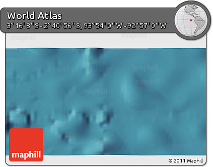 Satellite 3D Map of the Area around 2° 58' 32" S, 93° 25' 30" W