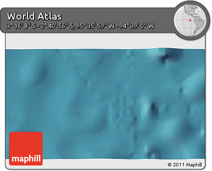 Satellite 3D Map of the Area around 2° 58' 32" S, 95° 7' 30" W