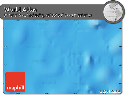 Physical Map of the Area around 2° 58' 32" S, 95° 7' 30" W