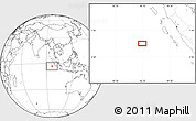 Blank Location Map of the area around 2° 58' 32" S, 96° 7' 30" E